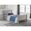 Alaterre Furniture Harmony Twin Wood Platform Bed, Dove Gray AJHO1080